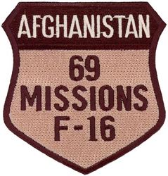 555th Fighter Squadron 69 Missions F-16 Afghanistan
Keywords: desert