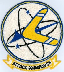 Attack Squadron 56 (VA-56)
VA-56 "Champions"
1960's
Douglas A4D-2 (A-4B); A-4E; TA-4F; A4D-2N (A-4C) Skyhawk 
Vought A-7B Corsair II

