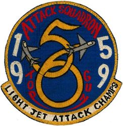 Attack Squadron 56 (VA-56) 1959 Fleet Air Gunnery Meet Light Jet Attack Champions
VA-56 "Champions"
1959
Douglas A4D-2 (A-4B) Skyhawk 
