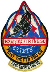 56th Tactical Training Wing Gaggle
Stacked gaggle: 63d Tactical Fighter Training Squadron, 62d Tactical Fighter Training Squadron, 61st Tactical Fighter & 72d Tactical Fighter Training Squadron. 
