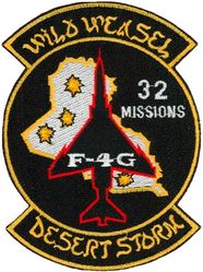 561st Tactical Fighter Squadron F-4G 32 Missions Operation DESERT STORM 1991

