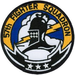 57th Fighter Squadron
Most likely this 4" version was never used by unit.
