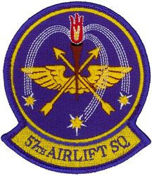 57th Airlift Squadron 
Constituted 57 Troop Carrier Squadron on 12 Nov 1942. Activated on 18 Nov 1942. Inactivated on 25 Mar 1946. Activated in the Reserve on 3 Aug 1947. Redesignated 57 Troop Carrier Squadron, Medium on 27 Jun 1949. Ordered to active service on 15 Oct 1950. Inactivated on 14 Jul 1952. Activated in the Reserve on 14 Jul 1952. Inactivated on 1 Apr 1954. Redesignated 57 Military Airlift Squadron, Training, and activated, on 27 Dec 1965. Organized on 8 Jan 1966. Redesignated 57 Airlift Squadron on 27 Aug 1991. Inactivated on 30 Sep 2001. Redesignated 57 Weapons Squadron on 30 May 2003. Activated on 1 Jun 2003-.
