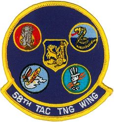58th Tactical Training Wing Gaggle
Gaggle: 58th Tactical Training Squadron, 311th Tactical Fighter Training Squadron, 310th Tactical Fighter Training Squadron, 314th Tactical Fighter Training Squadron & 58th Tactical Training Wing. 

