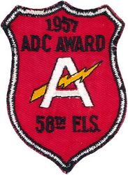 58th Fighter-Interceptor Squadron ADC A Award 1957
