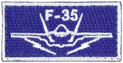 58th Fighter Squadron F-35 Pencil Pocket Tab
