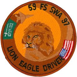 59th Fighter Squadron Operation SOUTHERN WATCH 1997
Keywords: desert