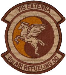 6th Air Refueling Squadron
Translation: VIS EXTENSA = Strength Extended
Keywords: desert