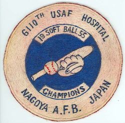 6010th USAF Hospital Softball Champions 1955
