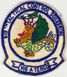 619th Tactical Control Squadron
Translation: VIS A TERGO = Strength From Behind
