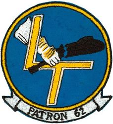 Patrol Squadron 62 (VP-62)
Established as Patrol Squadron SIXTY TWO (VP-62) "Broad Arrows" on 1 Nov 1970, the fourth squadron to be assigned the VP-62 designation.

Lockheed SP-2H Neptune, 1970-1971
Lockheed P-3A Orion, 1971-1972
Lockheed P-3A DIFAR Orion, 1972-1979
Lockheed P-3B Orion, 1979-1983
Lockheed P-3B TAC/NAV MOD Orion, 1983-1987
Lockheed P-3C UIII Orion, 1987-.

Insignia approved by CNO on 3 Aug 1971.


