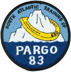 SSN-650 USS Pargo NORTH ATLANTIC TRANING OPERATION 1983
Namesake. The pargo, a fish of the genus Lutjanus also known as the red snapper
Ordered. 26 Mar 1963
Builder.	General Dynamics Electric Boat, Groton, Connecticut
Laid down. 3 Jun 1964
Launched. 17 Sep 1966
Commissioned. 5 Jan 1968
Decommissioned. 14 Apr 1995
Stricken. 14 Apr 1995
Motto. For Land, For Honor, For Courage
Fate. Scrapping via Ship and Submarine Recycling Program begun 1 Oct 1994, completed 15 Oct 1996
Class and type. Sturgeon-class attack submarine
Displacement. 4,600 long tons (4,674 t)
Length. 	292 ft (89 m)
Beam. 31 ft (9.4 m)
Draft. 28 ft 8 in (8.74 m)
Installed power.	15,000 shaft horsepower (11.2 megawatts)
Propulsion. One S5W nuclear reactor, two steam turbines, one screw
Speed. Over 20 knots (37 km/h; 23 mph)
Complement. 107
Armament:	
4 × 21-inch (533 mm) torpedo tubes
UUM-44A SUBROC missiles
Mark 48 torpedo
Tomahawk missile

