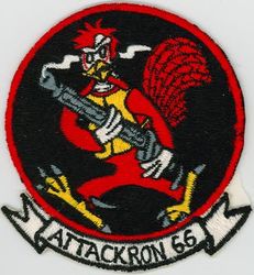 Attack Squadron 66 (VA-66)
VA-66 "Waldomen"
1960's
Douglas A4D-2N (A-4C); A4D-5 (A-4E) Skyhawk 

