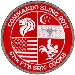 67th Fighter Squadron Exercise COMMANDO SLING 2017
