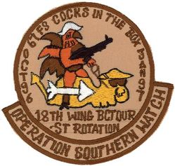 67th Fighter Squadron OPERATION SOUTHERN WATCH
Keywords: desert