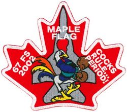 67th Fighter Squadron Exercise MAPLE FLAG 2002
