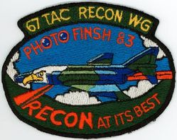 67th Tactical Reconnaissance Wing PHOTO FINISH Competition 1983
