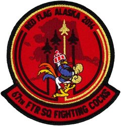 67th Expeditionary Fighter Squadron Exercise RED FLAG ALASKA 2014 
Squadron Commander version.

