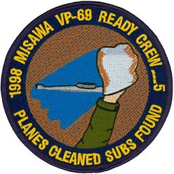 Patrol Squadron 69 (VP-69) Detachment Misawa 1998
VP-69
1990
Established as VP-69 on 1 Nov 1970-.
Lockheed P-3C UIII Orion
