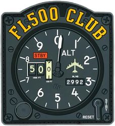 69th Bomb Squadron 50,000 MSL Club
The service ceiling on the B-52 is 50,000 feet MSL, from time to time, crews will climb that high, so those in the "Club" can wear this patch.
Keywords: PVC