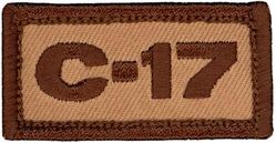 7th Airlift Squadron C-17 Pencil Pocket Tab
Keywords: desert
