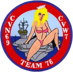 Carrier Air Wing 7 (CVW-7) Morale
Established as Carrier Air Group EIGHTEEN (CVG-18) on 20 Jul 1943. Redesignated Carrier Air Group SEVEN (CVG-7) in Sep 1945; Carrier Air Wing SEVEN (CVW-7) on 20 Dec 1963-.
