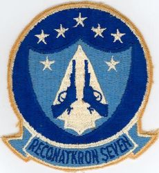 Reconnaissance Heavy Attack Squadron 7 (RVAH-7)
Established as Composite Squadron Seven (VC-7) in Oct 1950. Redesignated Heavy Attack Squadron Seven (VAH-7) on 1 Jul 1955; Reconnaissance Attack Squadron Seven (RVAH-7) on 1 Dec 1964. Disestablished on 28 Sep 1979.

North American AJ-2 Savage, 1955-1958
Douglas A3D-1/2 Skywarrior, 1958-1961
North American A3J-1, RA-5C Vigilante, 1961-1979.

