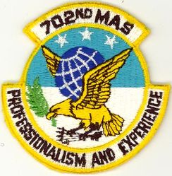 702d Military Airlift Squadron (Associate) 
Constituted as the 702d Bombardment Squadron (Heavy) on 20 Mar 1943. Activated on 1 Apr 1943. Redesignated 702d Bombardment Squadron, Heavy on 20 Aug 1943. Inactivated on 12 Sep 1945. Redesignated 702d Bombardment Squadron, Very Heavy on 13 May 1947. Activated in the reserve on 1 Aug 1947. Inactivated on 27 Jun 1949. Redesignated 702d Fighter-Bomber Squadron on 24 Jun 1952. Activated in the reserve on 8 Jul 1952. Inactivated on 1 Jul 1957. Redesignated 702d Troop Carrier Squadron, Medium on 24 Oct 1957. Activated in the reserve on 16 Nov 1957. Redesignated 702d Troop Carrier Squadron (Assault) on 25 Sep 1958. Inactivated on 15 Dec 1965. Redesignated 702d Military Airlift Squadron (Associate) on 3 Dec 1970. Activated on 1 Apr 1971. Redesignated 702d Airlift Squadron (Associate) on 1 Feb 1992; 702d Airlift Squadron on 1 Oct 1994. Inactivated on 1 Mar 2000. Converted to provisional status and redesignated 702d Expeditionary Airlift Squadron on 31 Jul 2011. Inactivated c. 31 Jul 2012.
