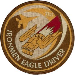 71st Fighter Squadron F-15 Pilot
Keywords: desert