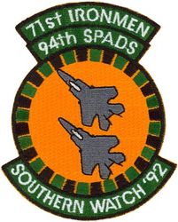 1st Fighter Wing OPERATION SOUTHERN WATCH 1992
