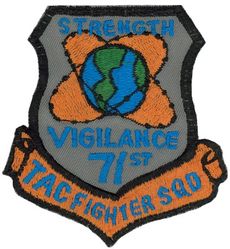 71st Tactical Fighter Squadron Morale
