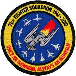 71st Fighter Squadron Inactivation
