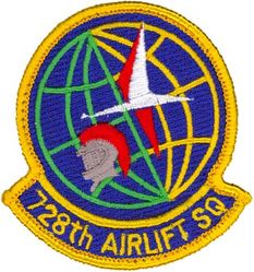 728th Airlift Squadron
Constituted as 728 Bombardment Squadron (Heavy) on 14 May 1943. Activated on 1 Jun 1943. Redesignated as 728 Bombardment Squadron, Heavy on 20 Aug 1943. Inactivated on 28 Aug 1945. Redesignated as 728 Bombardment Squadron, Very Heavy on 11 Mar 1947. Activated in the Reserve on 19 Apr 1947. Redesignated as 728 Bombardment Squadron, Light on 27 Jun 1949. Ordered to active duty on 10 Aug 1950. Redesignated as 728 Bombardment Squadron, Light, Night Intruder on 25 Jun 1951. Relieved from active duty, and inactivated, on 10 May 1952. Redesignated as 728 Tactical Reconnaissance Squadron on 6 Jun 1952. Activated in the Reserve on 13 Jun 1952. Redesignated as: 728 Bombardment Squadron, Tactical on 22 May 1955; 728 Troop Carrier Squadron, Medium on 1 Jul 1957; 728 Air Transport Squadron, Heavy on 1 Dec 1965; 728 Military Airlift Squadron on 1 Jan 1966; 728 Military Airlift Squadron (Associate) on 1 Jan 1972; 728 Airlift Squadron (Associate) on 1 Feb 1992; 728 Airlift Squadron on 1 Oct 1994-.
