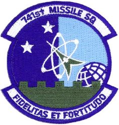 741st Missile Squadron
Translation: FIDELITAS FORTITUDO = Fidelity Fortitude
