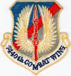 7440th Combat Wing (Provisional) 
7440th Combat Wing was not the official unit designation although it was used on this patch for morale purposes.
