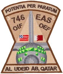 746th Expeditionary Airlift Squadron Operation IRAQI FREEDOM and ENDURING FREEDOM
Translation: Potentia Per Paratum = Power Through Preparation
Keywords: desert
