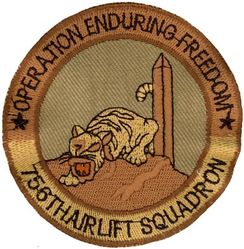 756th Airlift Squadron Operation ENDURING FREEDOM
Keywords: desert
