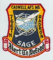 766th Radar Squadron  (Semi-Automatic Ground Environment) 
