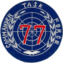 Commander Task Force 77 (CTF-77) 
Task Force 77 is the aircraft carrier battle/strike force of the USN Seventh Fleet.
