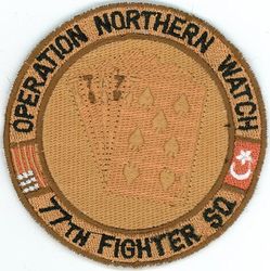 77th Fighter Squadron Operation NORTHERN WATCH
Keywords: desert