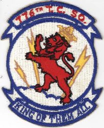 776th Troop Carrier Squadron, Assault
Constituted as 776 Bombardment Squadron (Heavy) on 19 May 1943. Activated on 1 Aug 1943. Redesignated as 776 Bombardment Squadron, Heavy, on 29 Sep 1944. Inactivated on 31 Jul 1945. Redesignated as 776 Troop Carrier Squadron, Medium, on 15 Dec 1952. Activated on 1 Feb 1953. Redesignated as: 776 Troop Carrier Squadron, Assault, on 1 Dec 1958; 776 Troop Carrier Squadron, Medium, on 8 Jul 1963; 776 Troop Carrier Squadron on 1 Jan 1967; 776 Tactical Airlift Squadron on 1 Aug 1967. Inactivated on 31 Oct 1975. Redesignated as 776 Expeditionary Airlift Squadron and converted to provisional status on 3 May 2002.
