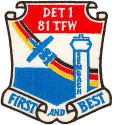 81st Tactical Fighter Wing Detachment 1
