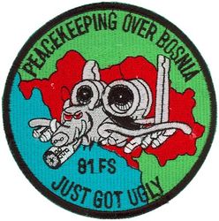 81st Fighter Squadron Bosnia Deployment
