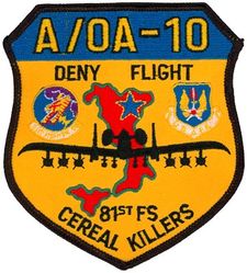 81st Fighter Squadron A/OA-10 Operation DENY FLIGHT FAKE
