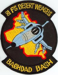 81st Fighter Squadron F-4G
