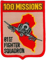 81st Fighter Squadron F-4 100 Missions
Fake
