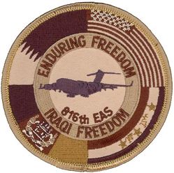 816th Expeditionary Airlift Squadron Operation ENDURING FREEDOM and IRAQI FREEDOM
Keywords: desert