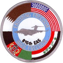 816th Expeditionary Airlift Squadron Operation ENDURING FREEDOM and IRAQI FREEDOM
