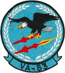 Attack Squadron 83 (VA-83)
VA-83 :Rampagers"
1955-1957
Vought F7U-3M Cutlass
