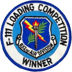 832d Air Division F-111 Loading Competition Winner

